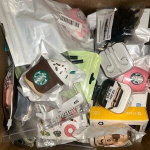 Semi-Mystery box  5 lbs of small electronics accessories